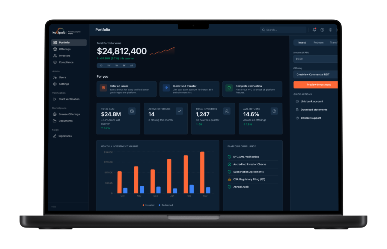 DealFlow laptop mockup
