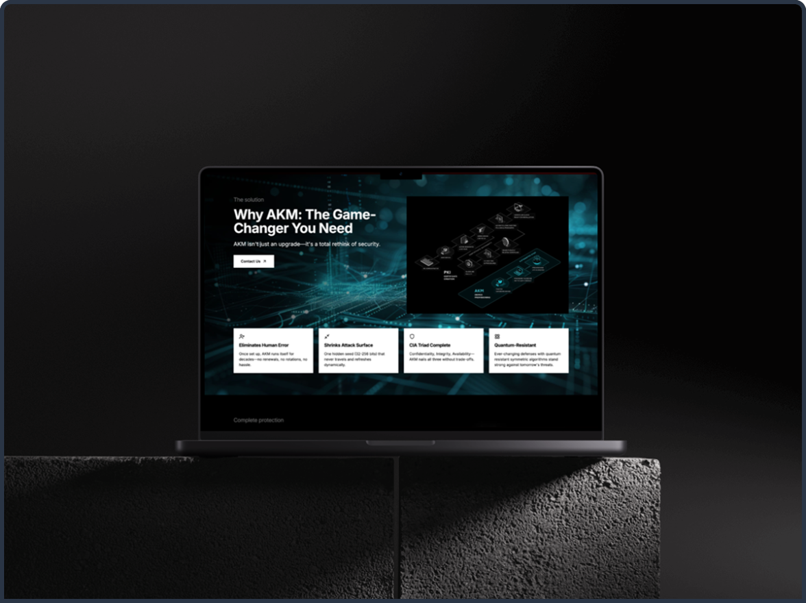 AKMSecure — brand identity and website